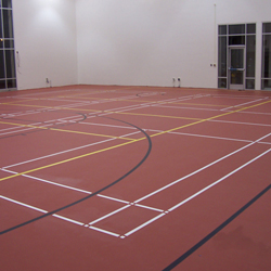 Gym Floor Installation from Dynamic Sports Construction