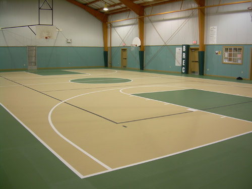 Indoor Court Custom Paint Floor